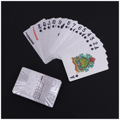 

Creative Individuality Colorfast Environmental PVC Plastic Waterproof Table Games Playing Cards Poker