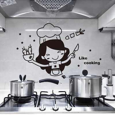 

Gobestart Kitchen Light Switch Sticker Cute Cook Vinyl Wall Decal Home Decor