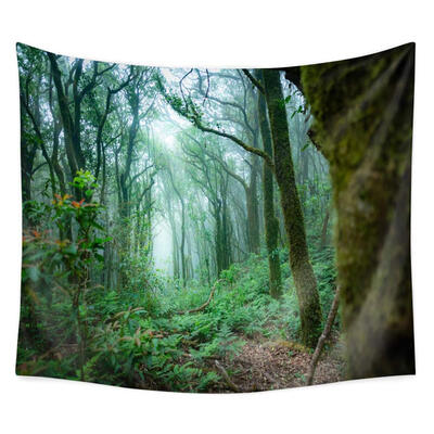 

Forest Tree Print Tapestry Travel Picnic Yoga Mat Carpet Home Art Decor