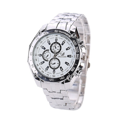 

New Arrive Casual Stainless Steel Wristwatch Men Electronics Quartz Watch