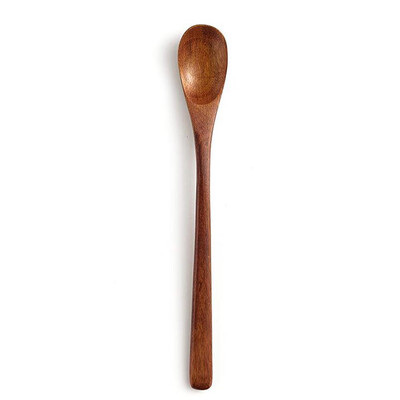 

Natural Wood Spoon And Fork Set Dessert Tableware Wooden