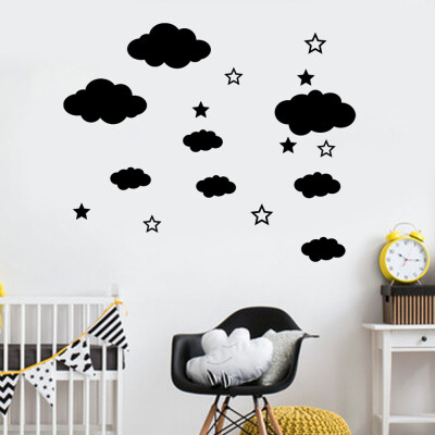 

〖Follure〗DIY Clouds Wall Decals Childrens Room Home Decoration Art