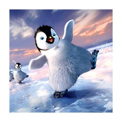 

5D DIY Full Drill Diamond Painting Cute Penguin Cross Stitch Embroidery Kit