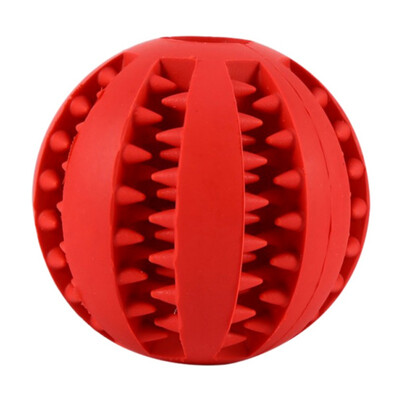 

Pet Toys Extra-tough Rubber Ball Dogs Funny Interactive Elasticity Ball Dog Chew Toys For Pets Tooth Cleaning Ball Of Food