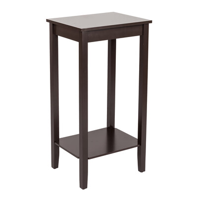 

Narrow Coffee Side Table Saving Space End TV Tray Shelf Bed Sofa Stand Tall