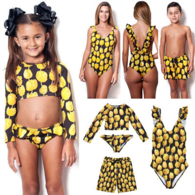 

Family Matching Womens Mom Kids Baby Girls Bikini Bathing Suit Swimwear Swimsuit