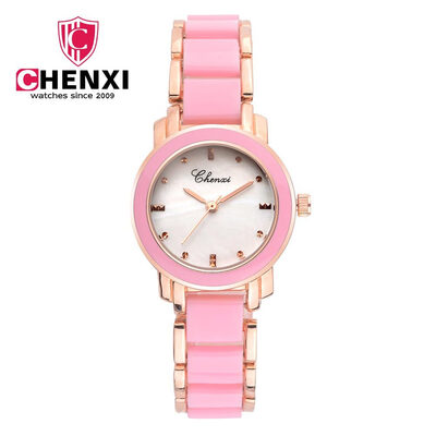 

Chenxiwatch30 womens watch brand watch shell face fashion watch ceramic quartz watch