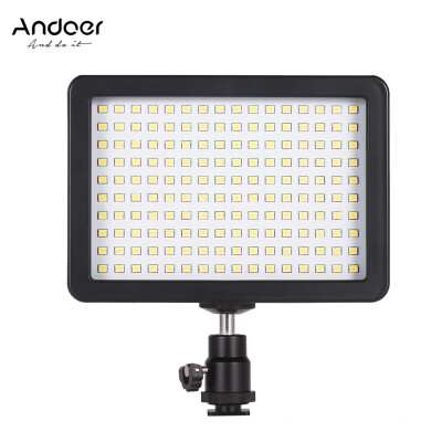 

Andoer Portable 160pcs LED Video Light Lamp 5600K Color Temperaure with Dimmable Switch Ultra Bright Camera Lighting Panel 3 Filte