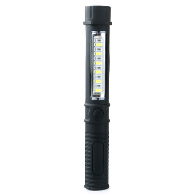 

LED Portable Mini Flashlight Inspection Light with Clip-On bottom Magnet Torch