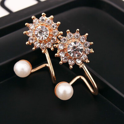 

guangxichuangshengxinfu 1 Pair New Fashion Women Lady Elegant Ear Stud Earrings