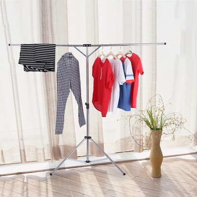 

Gobestart Foldable Laundry Clothes Drying Rack Adjustable High Capacity Stainless Steel