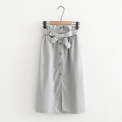 

Roseonmyhand Womens Casual Denim Vintage Comfortable High Waist Ladies Long Skirt
