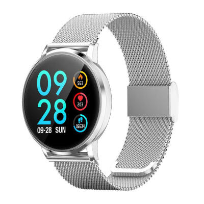 

Fitness Tracker Smart Sport Bracelet Activity Tracker With Color Touch Screen Fine Steel Band Heart Rate Sleep Monitor