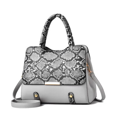 

Female bag 2019 new tide ladies bag PU leather simple handbag shoulder female big bag Messenger bag