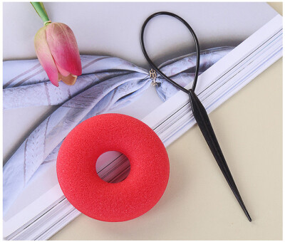 

〖Follure〗Hot Women Spongy Hair Bun Donuts Ring Blonde Hair Extension Wig