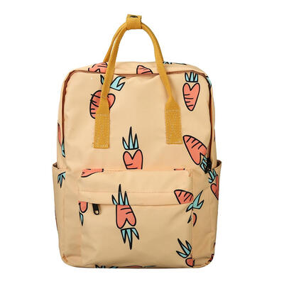 

Cartoon Print Women Canvas Backpacks Large Capacity School Shoulder Handbag