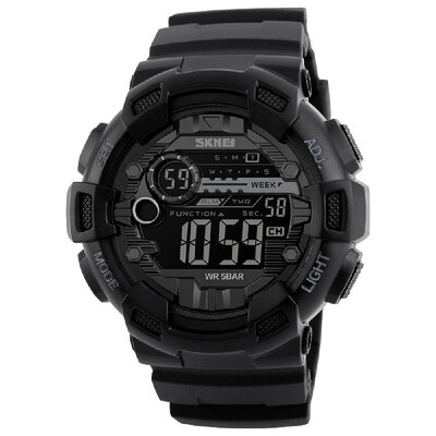 

SKMEI 1243 Digital Electronic Men Watch Fashion Casual Outdoor Sports Male Wristwatch Dual Time Date Week Countdown Chrono Alarm 5