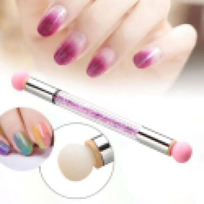 

Dual-ended UV Gel Painting Nail Gradient Brush Nail Art Sponge Pen Tool Utility