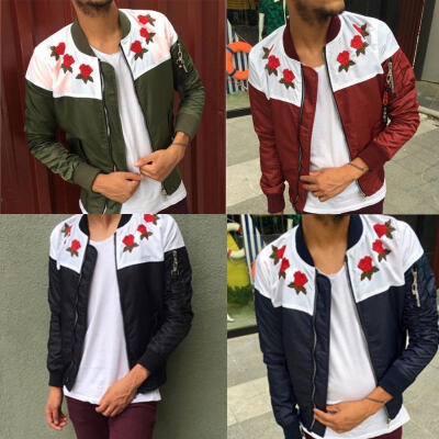 

Hot Spring Autumn Men&39s Thin Jackets Fall Casual Collar Jacket Coat Outwear