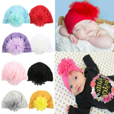 

Cute Baby Girls Boys Bow Turban Hat Toddler Kids Head Wrap Hijab Headband Cap