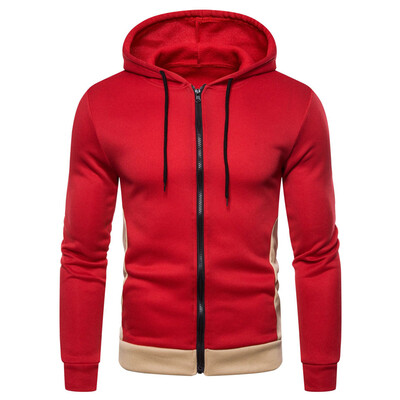 

Mens Hoodie Casual Autumn Winter Hooded Slim Jacket Sweater Sweatshirt Pullovers