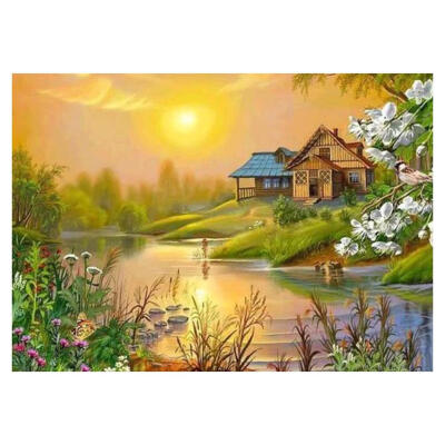 

Scenery View 5D Diamond Painting Embroidery DIY Craft Needlework Home Decor