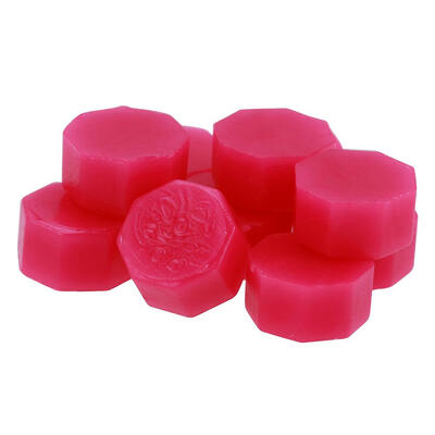 

100pcs Octagon Wax Paint Sealing Granule Vintage Wedding Pill Stamps Wax