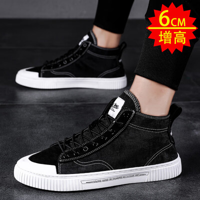 

Mens Shoes In Autumn All-round Casual High-rise Canvas Board Shoes All-round Sports Student Tide Shoes