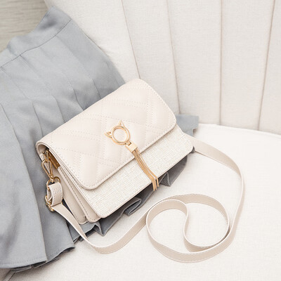 

French minority girl foreign air small square bag 100 single shoulder oblique satchel ins woman bag