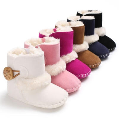 

2018 Warm&comfortable Baby children Winter Non-slip Soft soles Plush boots