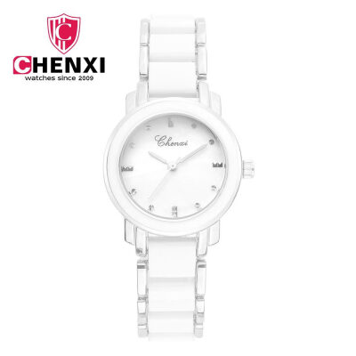 

Chenxiwatch30 womens watch brand watch shell face fashion watch ceramic quartz watch