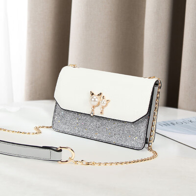 

Summer summer chain bag on the Korean version of the student single shoulder inclined bag fashionable