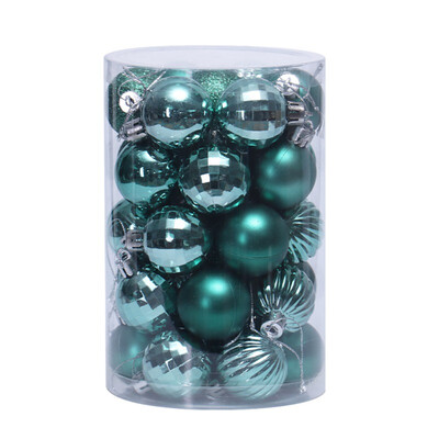

34pcs 6cm Christmas Tree Decoration Ball Decoration Christmas Party Hanging Ball Assorted Set Christmas Tree Decoration Orname