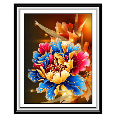 

Gobestart 5D Embroidery Paintings Rhinestone Pasted DIY Diamond Painting Cross Stitch
