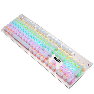 

K11 Punk Keycaps USB Wired Blue Switch Backlit Mechanical Gaming Keyboard