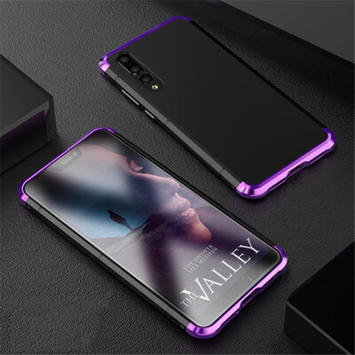 

BOBYT Luxury Metal Frame For HUAWEI P20 Case 3in1 Shockproof Aluminum Bumper PC Slim Back Cover For HUAWEI P20 Pro Phone Case