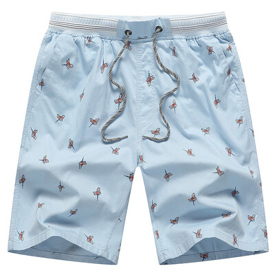 

Tailored Mens Summer Fashion Printing Casual Loose Belt Drawstring Beach Shorts Pants