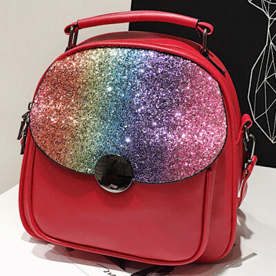 

Tailored Fashion Women Sequined Shoulder Bag Messenger Bag Travel Bag Student Bag