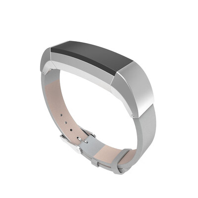 

〖Follure〗Fashion Replacement Leather Soft Band Strap Bracelet For Fitbit Alta Tracker BK