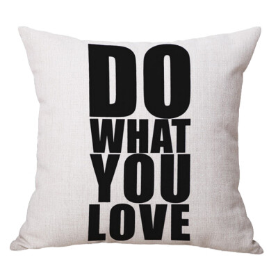 

〖Follure〗Square Pillow Cover Cushion Case Toss Pillowcase Hidden Zipper Closure