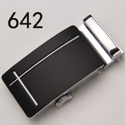 

Fashion Mens Business Alloy Automatic Buckle Unique Men Plaque Belt BucklesRatchet Men 35cm Apparel Accessories GH20