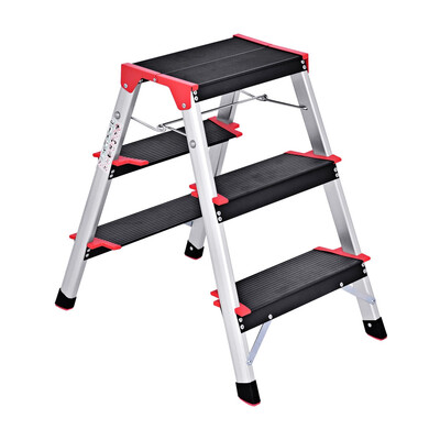 

3 Step Aluminum Lightweight Ladder Folding Non-Slip Stool
