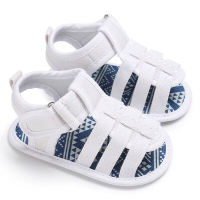 

2017 Summer Baby Sandals Casual Male Soft Canvas s Baby Toe Cap Covering Boys Childrens shoes