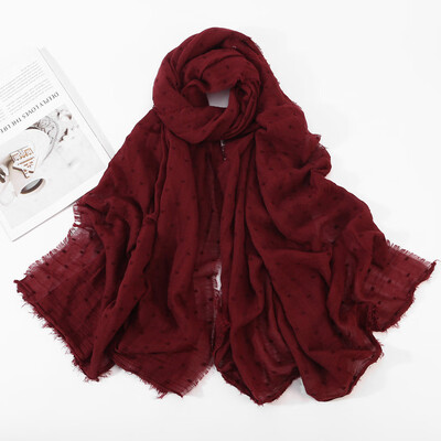 

Gobestart 10Colours Women Solid Fashion Cotton Long Scarf Muslim Hijab Wrap Shawl Headwear