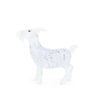 

Gotoamei 3D Crystal Puzzle Cute Sheep Model DIY Gadget Blocks Building Toy Gift