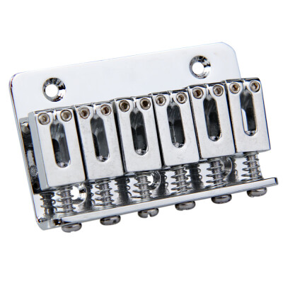 

6 Saddle Hardtail Bridge Top Load 65mm Electric Guitar Bridge