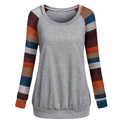 

Starmoon Womens Crew Neck Long Raglan Sleeve Casual Lightweight Pullover Sweatshirt Tops