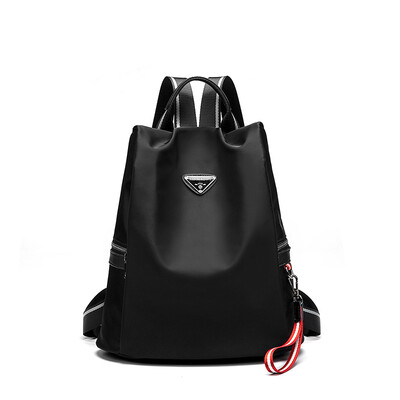 

Oxford cloth shoulder bag female 2019 new Korean version of the tide simple wild fashion anti-theft large backpack leisure travel bag