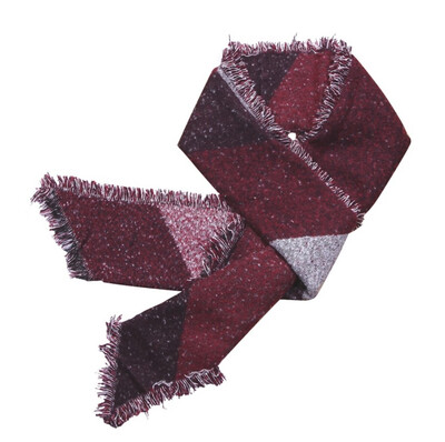 

New Women Long Cashmere Winter Wool Blend Soft Warm Scarf Wrap Shawl Plaid Scarf