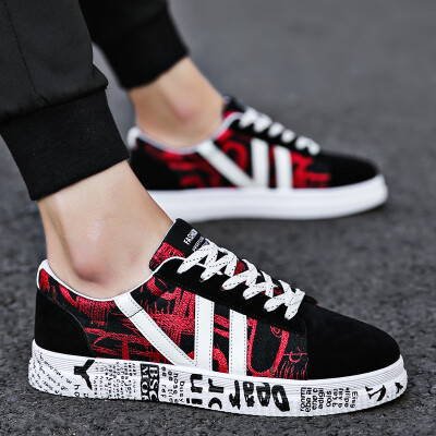 

Autumn Flat Shoes Korean Version Baitao High-Up Small White Canvas Summer Trendy Shoes with Heightened Mens Shoes